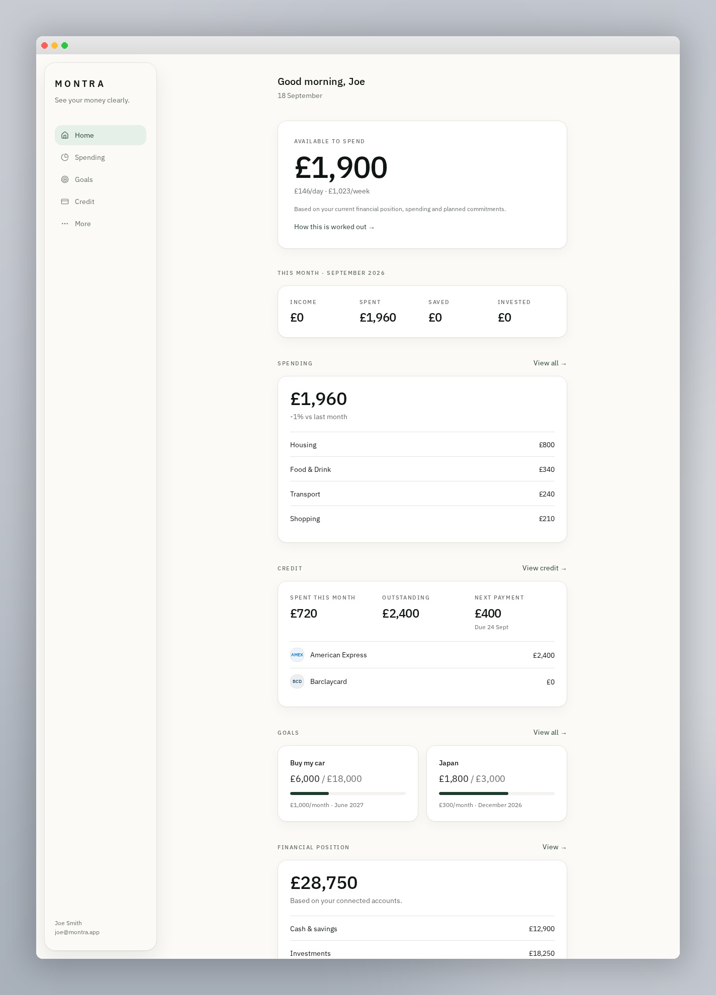 Dashboard